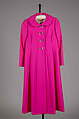 Evening coat, Norman Norell  American, Wool, rhinestones, American