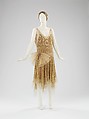Evening ensemble, House of Lanvin (French, founded 1889), silk, metal, rhinestones, French