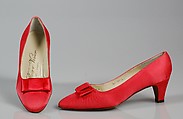 Evening pumps, Roger Vivier  French, Silk, French