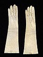Evening gloves, A. Monco, Leather, Italian
