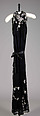 Evening jumpsuit, James Galanos  American, Silk, cotton, rhinestones, American