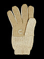 Gloves, Bonnie Cashin (American, Oakland, California 1908–2000 New York), Cotton, leather, American