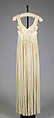 Evening dress, Madame Grès (Germaine Émilie Krebs)  French, Silk, French