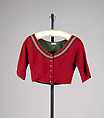 Bodice, Vera Maxwell  American, Wool, Austrian