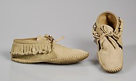 Moccasins, Leather, American