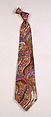 Necktie, Turnbull & Asser  British, Silk, British