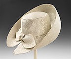 Hat, Halston  American, silk, American