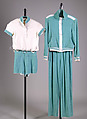 Tennis ensemble, Adolfo  American, Cotton, American
