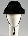 Hat, Robert Dudley  American, Wool, American