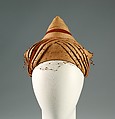Hat, Robert Dudley  American, Straw, silk, American