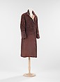 Evening coat, House of Lanvin  French, silk, French