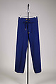 Trousers, Yves Saint Laurent  French, Wool, French