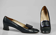 Pumps, Pierre Cardin  French, born Italy, Leather, synthetic, French