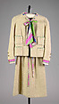 Suit, House of Chanel  French, Wool, silk, metal, French