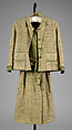 Suit, House of Chanel  French, Wool, silk, metal, French