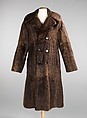 Coat, Mr. Fred, fur, American