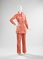 Pantsuit, Yves Saint Laurent  French, cotton, French