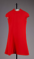 Dress, Pierre Cardin  French, born Italy, Wool, French