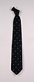 Necktie, John-Frederics, Inc.  American, Synthetic, American