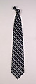 Necktie, Hahne & Company  American, Silk, synthetic, American