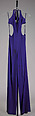 Evening jumpsuit, Halston  American, Silk, American