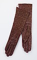 Gloves, Yves Saint Laurent  French, leather, French