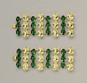 Bracelet, Yves Saint Laurent French, Glass, metal, French