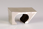 "Silver Table Top Cuff", Tess Sholom, Metal, American
