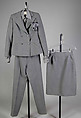 Suit, James Galanos  American, Wool, silk, American