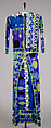 Evening dress, Emilio Pucci  Italian, Silk, Italian