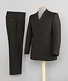 Suit, wool, French