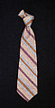 Necktie, Ditz, Silk, American