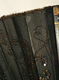 Fan, Wood, metal, silk, sequins, probably French