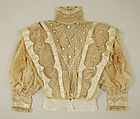 Blouse, cotton, silk, American or European
