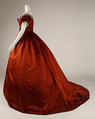 Dress, silk, British