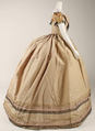 Dress, silk, British