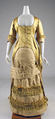 Evening dress, silk, European