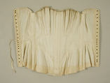 Corset, silk, American or European