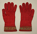 Gloves, [no medium available], American or European