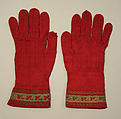 Gloves, [no medium available], American or European