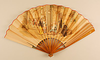 Fan, paper, wood, Spanish