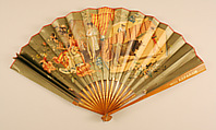 Fan, paper, wood, Spanish