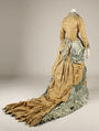 Dress, silk, cotton, American