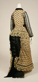 Dress, cotton, silk, American