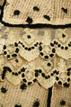 Dress, cotton, silk, American