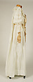 Nightgown, cotton, silk, American