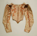 Bodice, silk, French