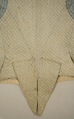 Bodice, cotton, American or European