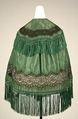 Cape, silk, American or European