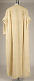 Nightshirt, linen, American or European
